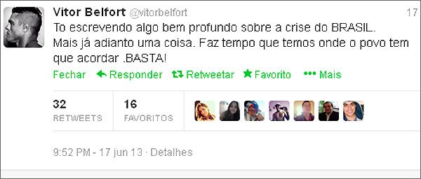 Reprodu��o/Twitter