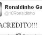 Ronaldinho usa bordo da conquista da Libertadores e avisa: 