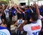 Campe�o nacional � recebido com festa por torcedores no aeroporto de Uberl�ndia