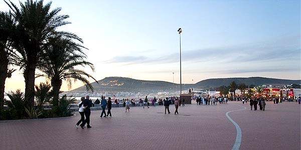 A cidade de Agadir atrai centenas de milhares de turistas todos os anos pelas praias paradisacas (Fifa.com)