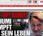 Drama do alemo Schumacher ganha as manchetes de jornais de todo o mundo