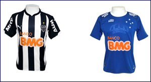 Novas camisas de Atltico e Cruzeiro com condies diferenciadas de pagamento e entrega (Reproduo)