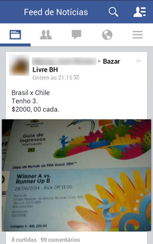 Onde comprar ingresso Brasil Chile?