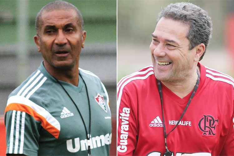 NELSON PEREZ/FLUMINENSE F.C. e Gilvan de Souza / Flamengo