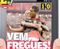 Jornal carioca chama Atltico de 'fregus' do Flamengo em capa publicada nesta quinta-feira