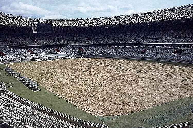 Obra de substituição do gramado do Mineirão já na está reta final para a temporada de 2015