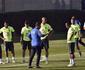 Dunga dirige treino com candidatos  vaga de Neymar no jogo decisivo contra a Venezuela