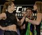 Vdeo: veja como foi a tensa encarada entre Ronda Rousey e Bethe Pitbull no Rio de Janeiro