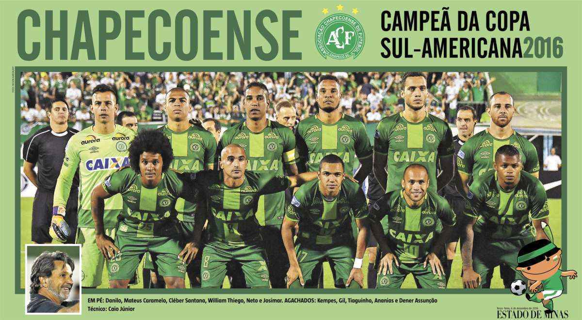 Chapecoense fará final da Sul-Americana com atual campeão da