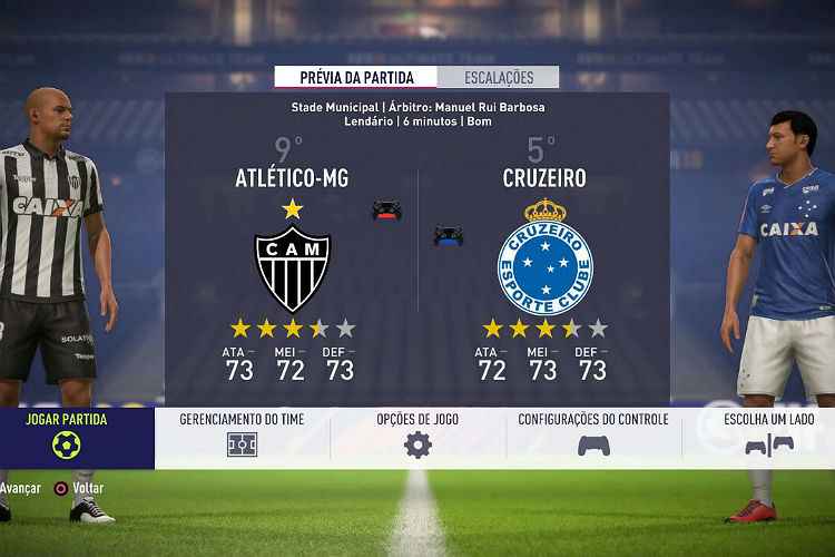 Jogos de Futebol com Times Brasileiros no Jogos 360