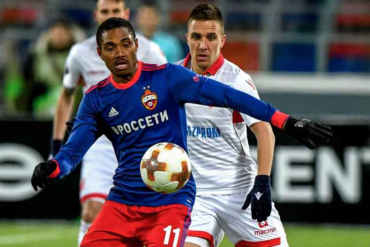 Sem Vitinho, CSKA empata na estreia do Campeonato Russo, futebol russo