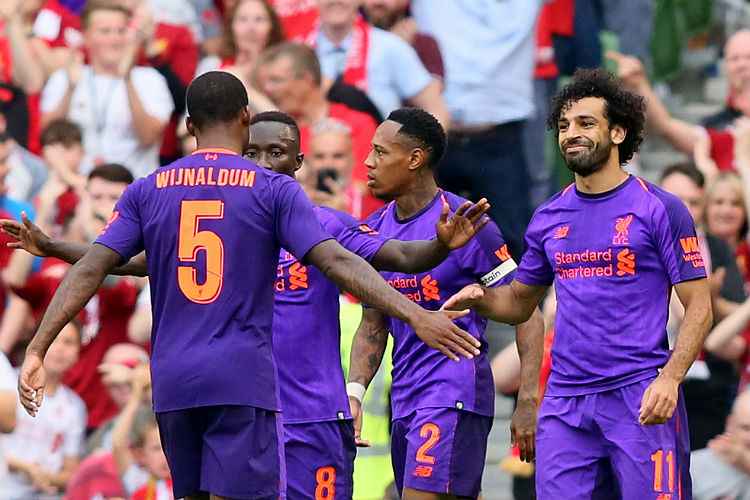 Juntos, Mané, Firmino e Salah fizeram mais gols do que a Roma