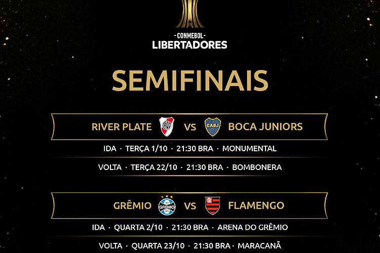 Conmebol espera definir sedes das finais da Copa Libertadores e