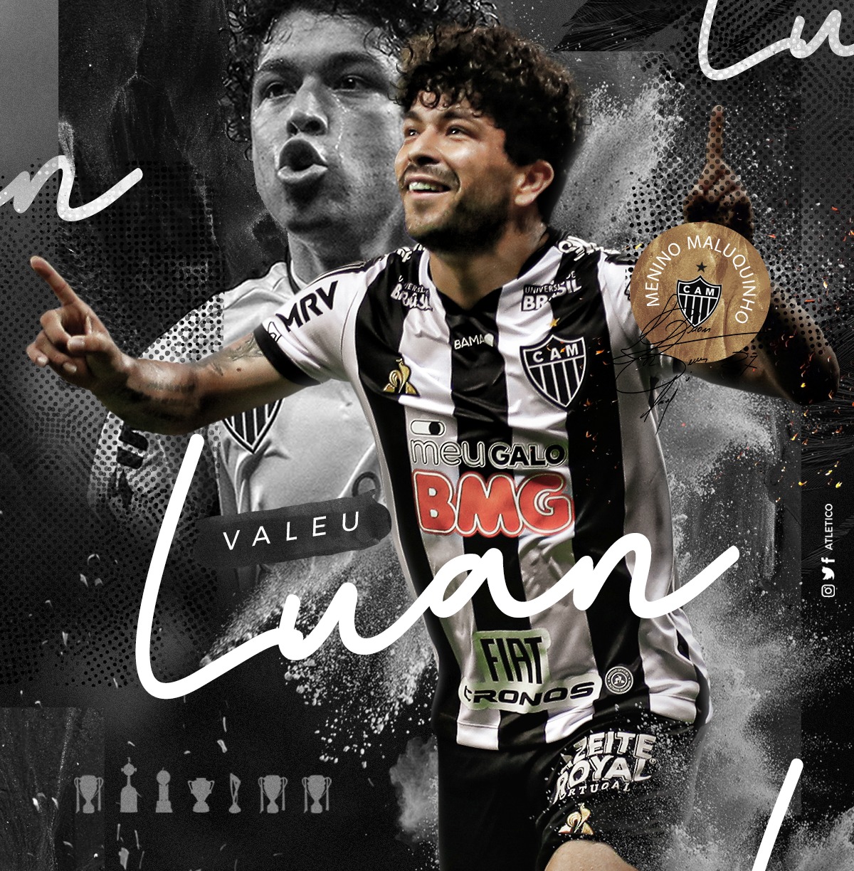 Goiás oficializa a contratação de Luan, campeão da Libertadores com o Galo  - Superesportes
