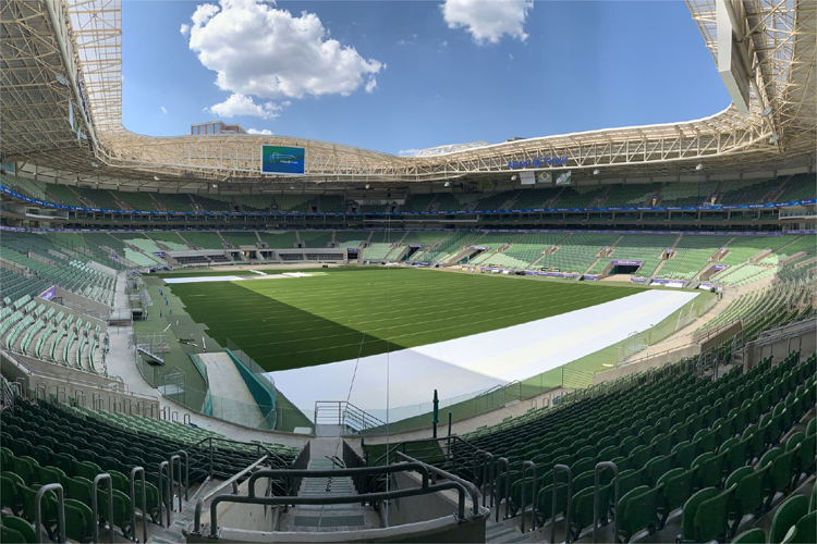 Qual gramado da Arena do Palmeiras?