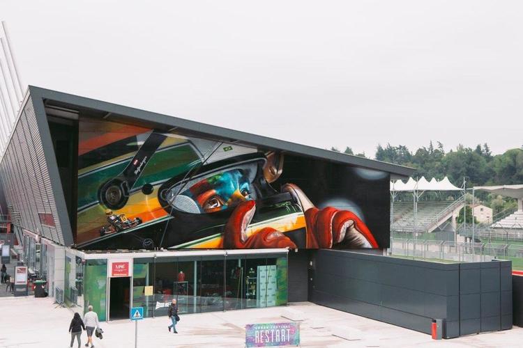 Mural de homenagem a Senna tem lanamento virtual nesta tera-feira