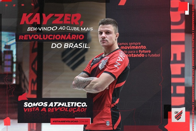 Athletico-PR anuncia a contratao do atacante Renato Kayzer, ex-Cruzeiro