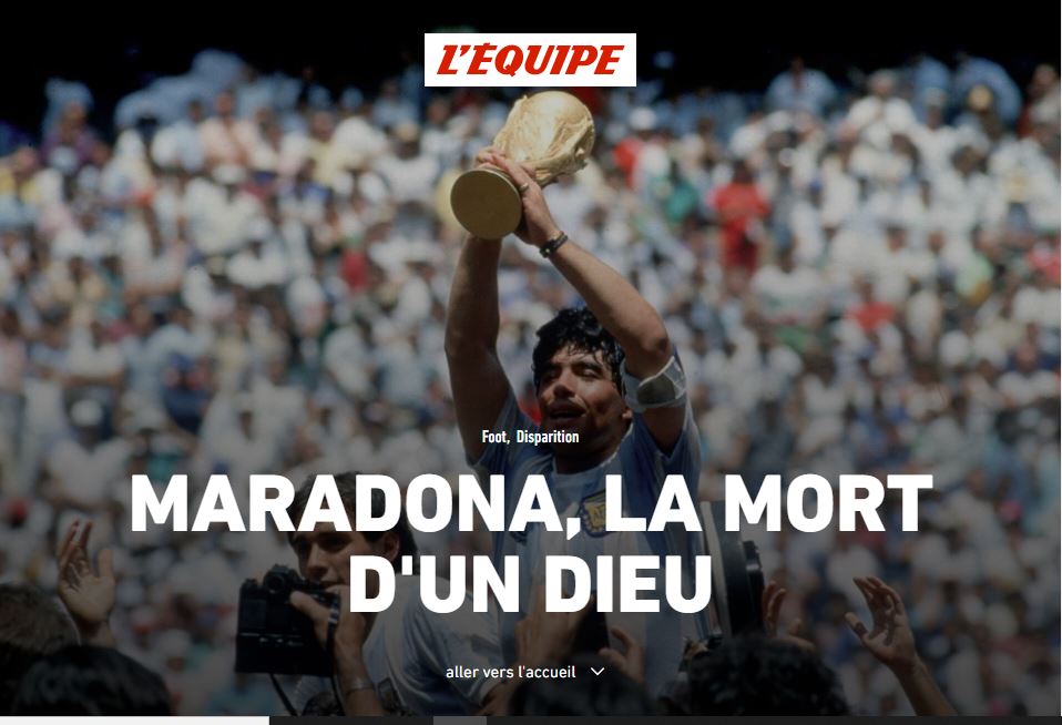 Morre Diego Maradona: veja capas dos principais jornais da Argentina e do mundo 