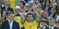 Fred: confiança do torcedor empurrou a Seleção Brasileira - Foto: Alexandre Guzanshe/EM/D. A Press