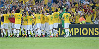 Eficiência do Brasil supera posse de bola da Espanha - Foto: Alexandre Guzanshe/EM/D. A Press